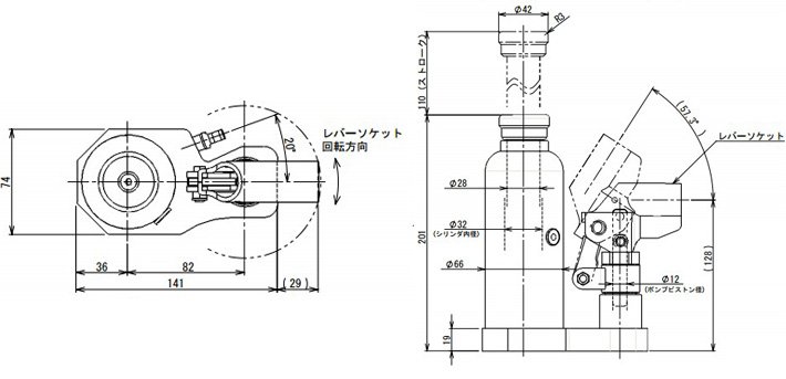 ED-40液壓千斤頂結(jié)構(gòu)尺寸圖片