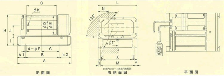 FUJI TX型鋁合金電動卷揚機技術參數