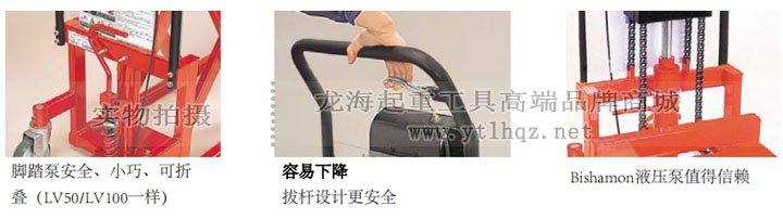 bishamon手動剎車升降機細節圖