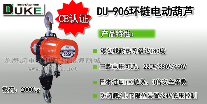 DU-906環鏈電動葫蘆圖片