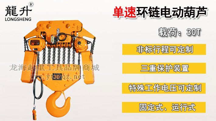 30噸單速環鏈電動葫蘆