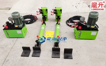 雙泵在軌重物推移機(jī)實物圖