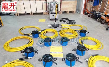 一拖八自鎖式超薄型液壓千斤頂